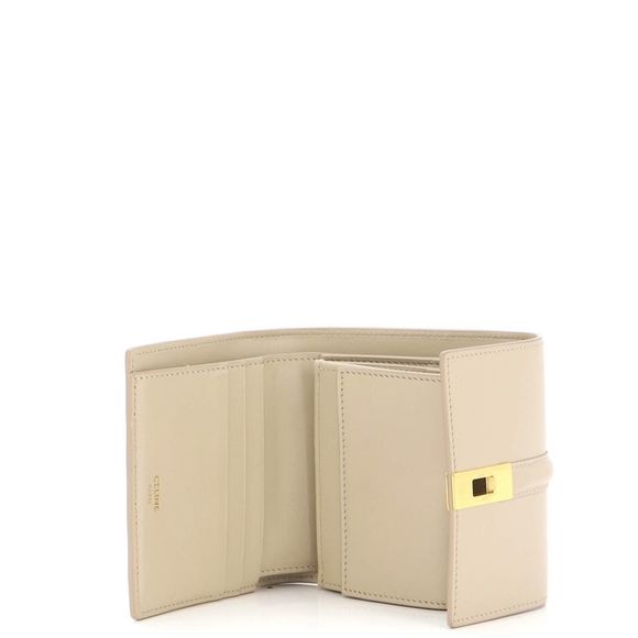 Celine 16 Trifold Wallet Leather Small Neutral - Picture 6 of 6